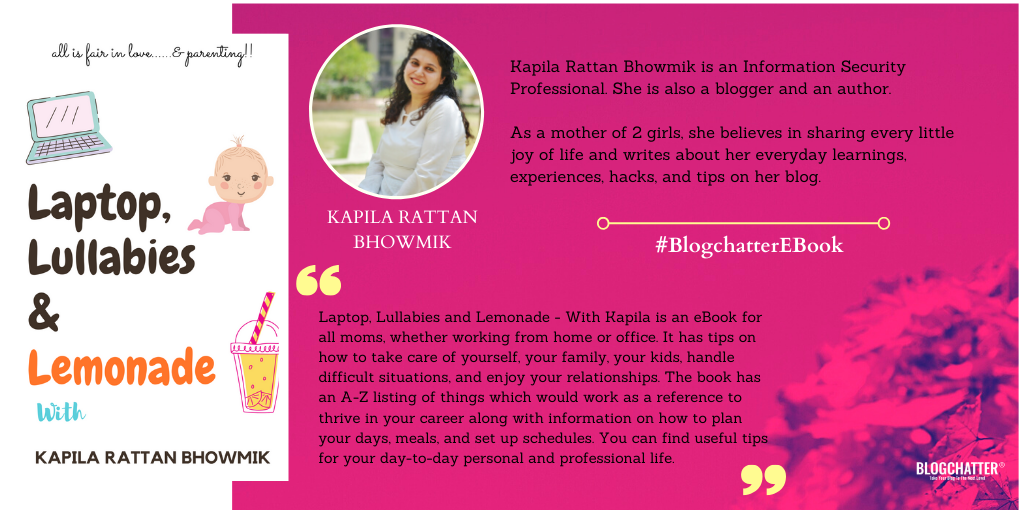 My First eBook – Laptop Lullabies and Lemonade – With Kapila